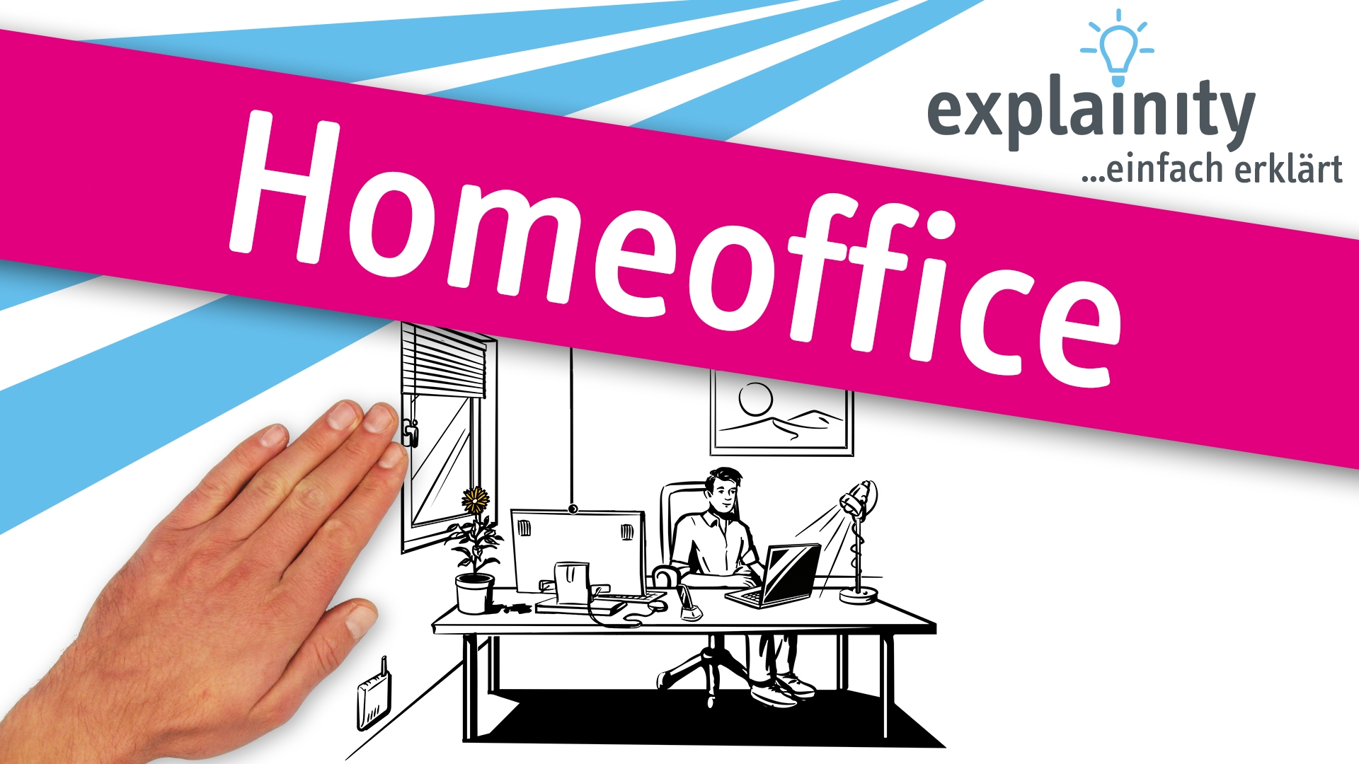 explainity Erklärvideo Homeoffice einfach erklärt