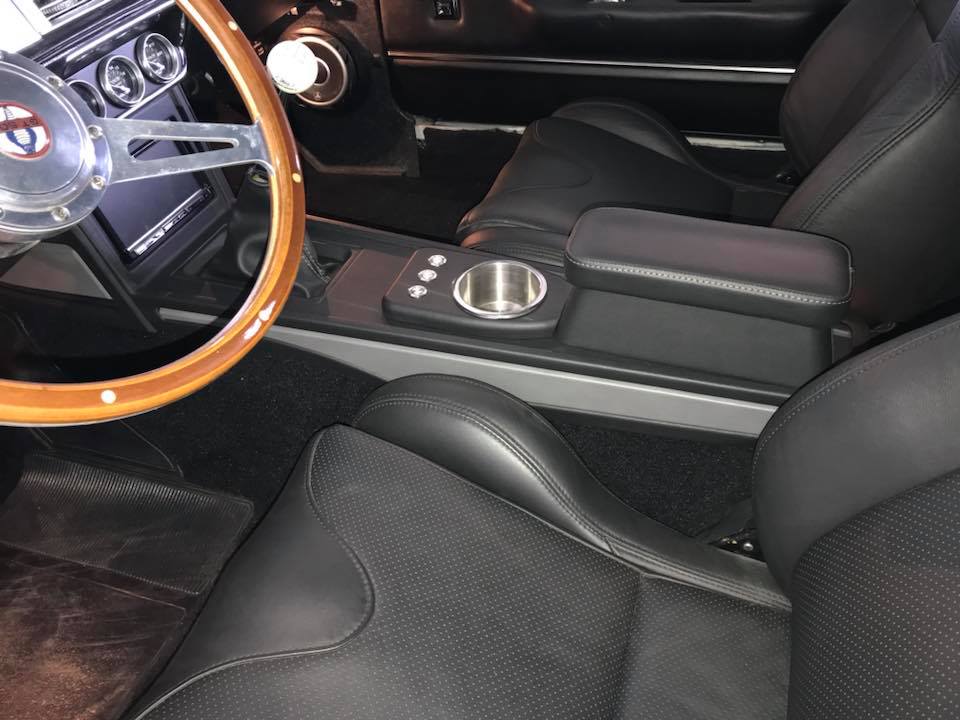 Classic Ford Mustang Car Stereo Installation Custom Center Console and