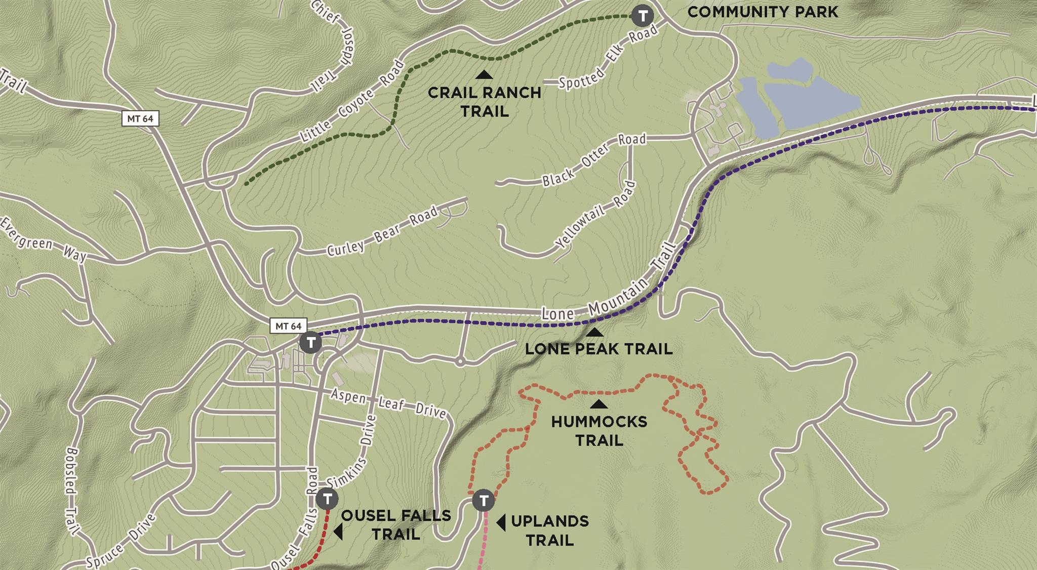 On the Trail Winter recreation trailheads Explore Big Sky