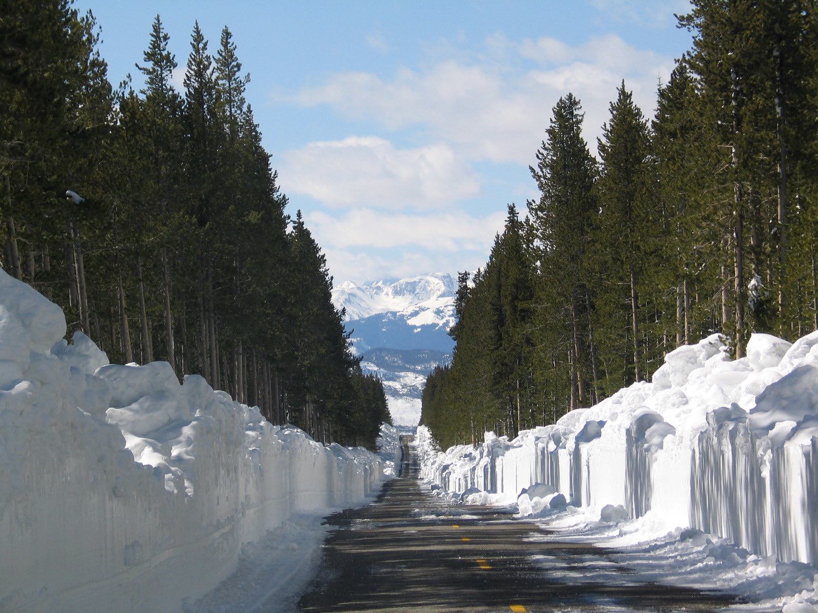 Roads in Yellowstone close for spring plowing Explore Big Sky