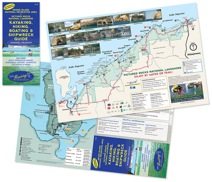 Waterproof Map Explore Munising