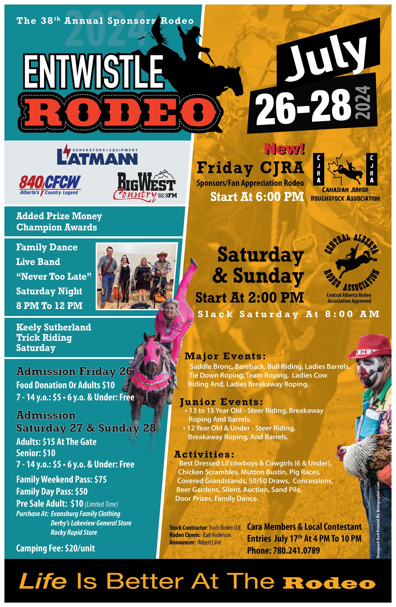Entwistle Rodeo Parkland County