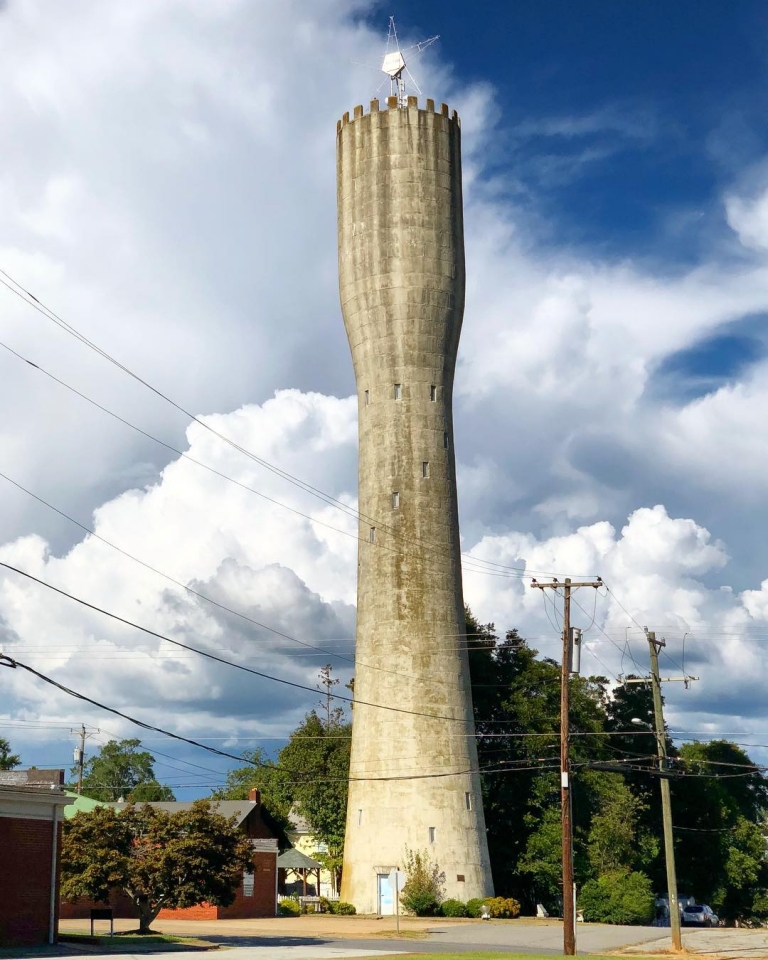 This unique, castlelike structure was built in 190809 as a water