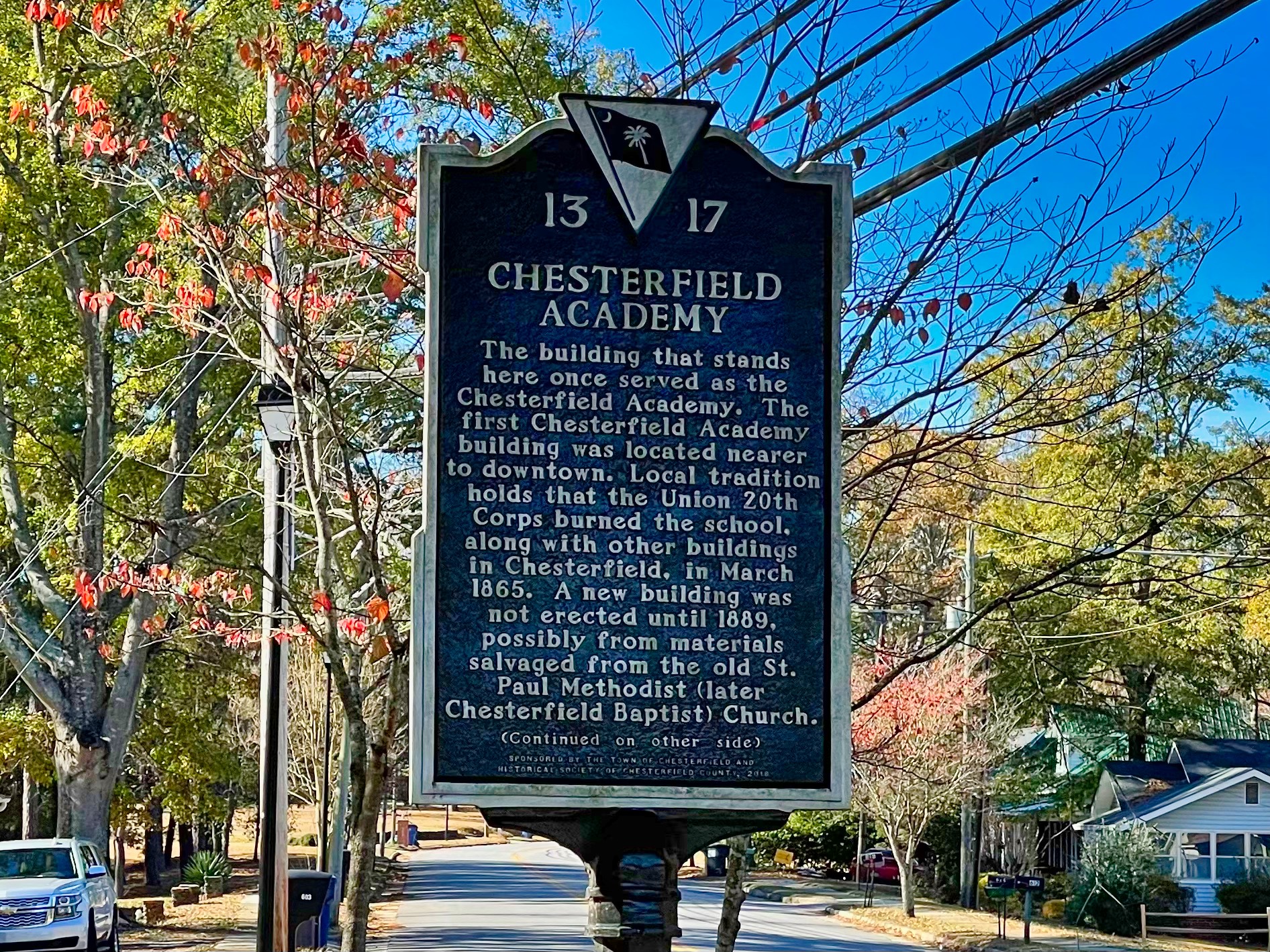 Chesterfield Academy Explore South Carolina