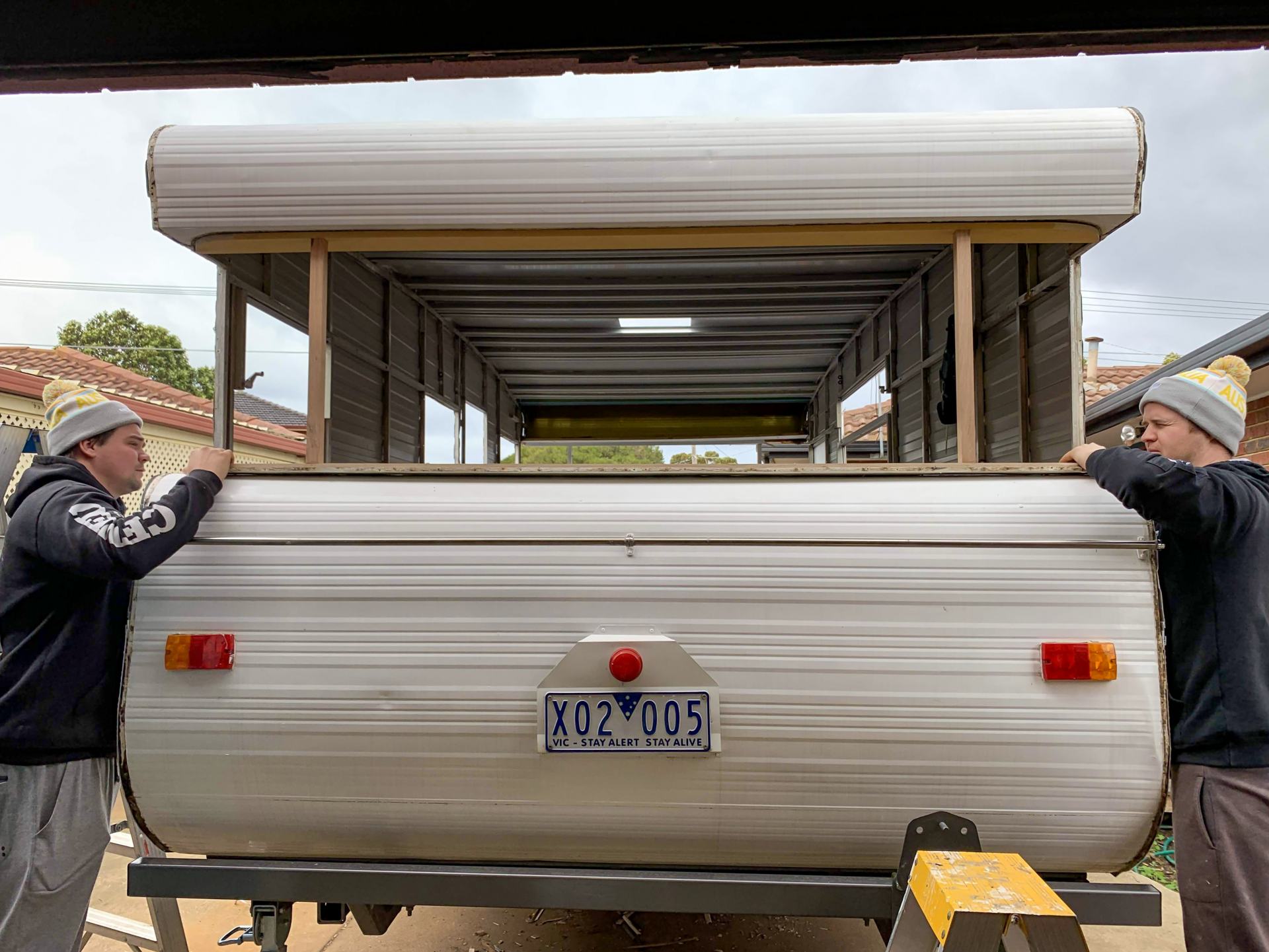 How To Renovate A Vintage Caravan The Outside Explore Shaw