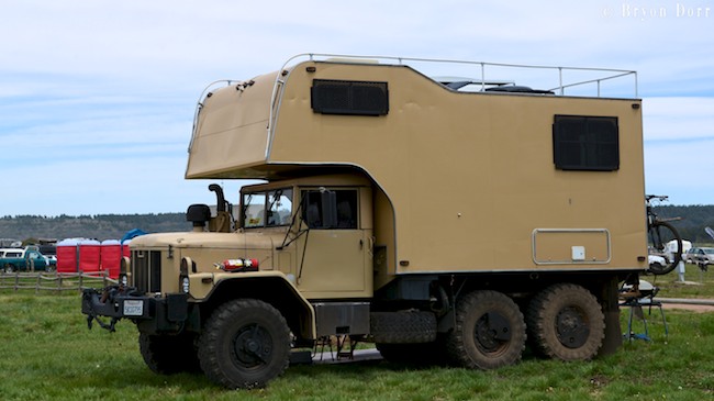 This exmilitary rig has a very nice custom build out and was for sale