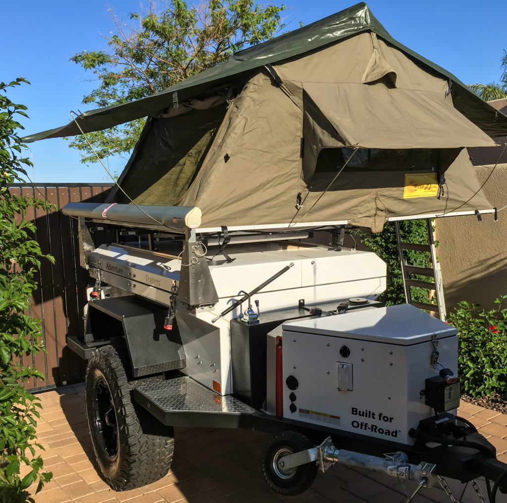 FOR SALE 2014 Custom AT Overland Equipment Chaser Trailer EXPLORING ELEMENTS