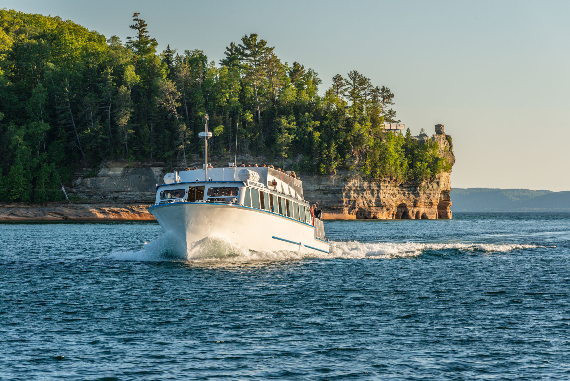 Pictured Rocks Cruises, Munising Michigan in the Upper Peninsula