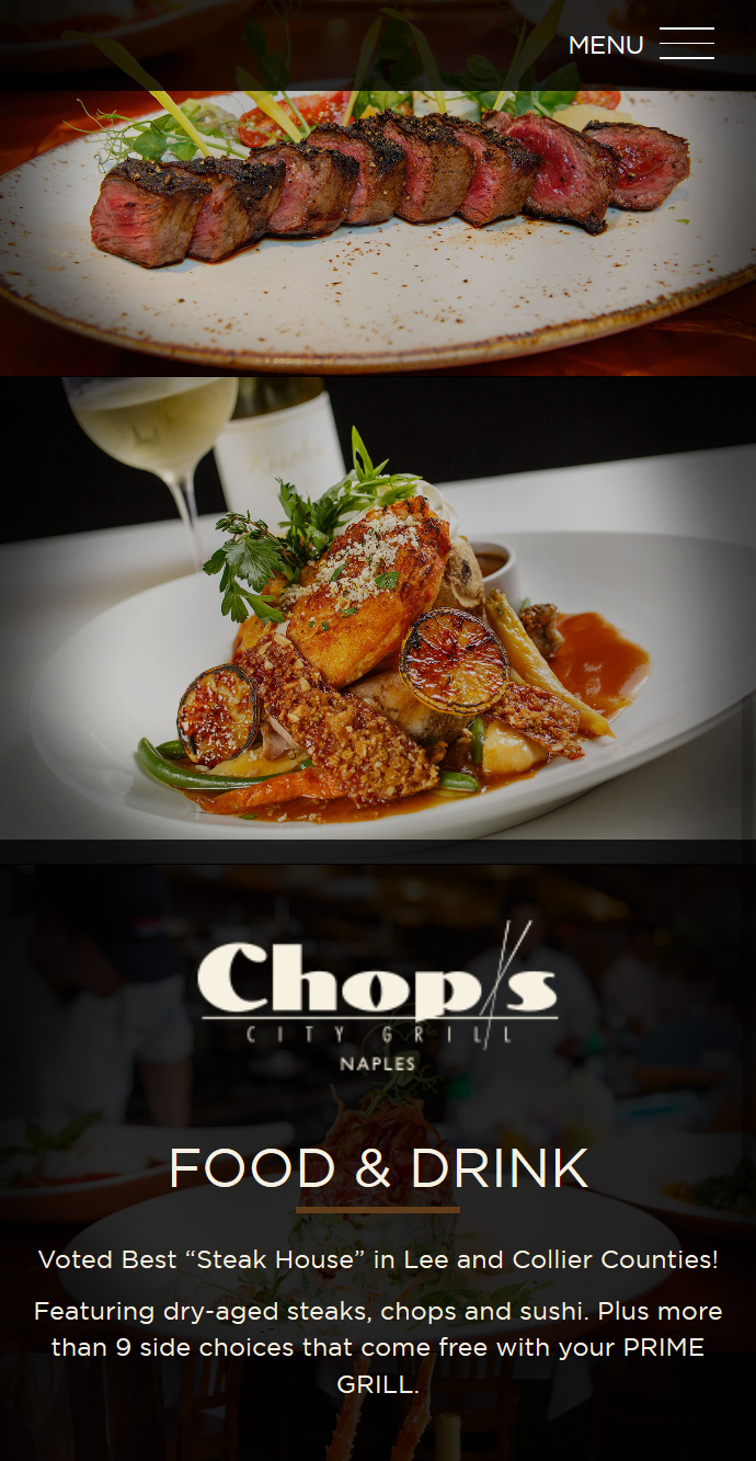 Chops City Grill, Naples Exploritech  Design, Naples