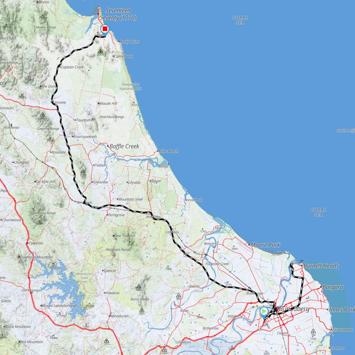 002 (Bundaberg to Agnes Water) QLD
