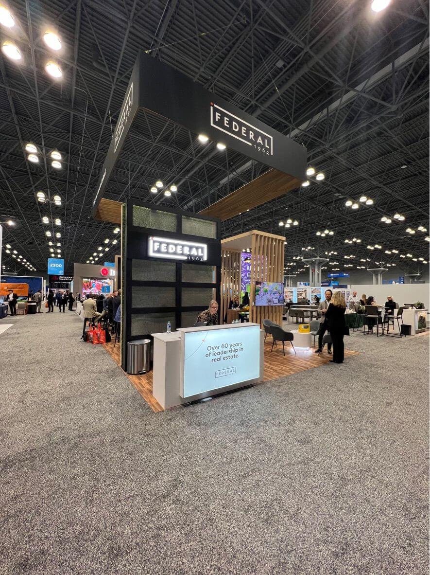 Federal Realty 10x50 ICSC NYC booth rental
