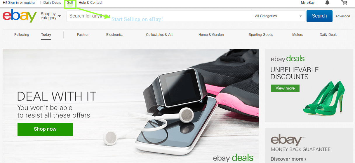 How to start selling your Products on eBay? Registering on eBay Explained