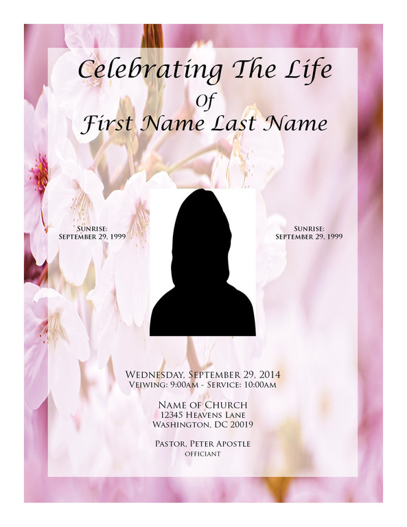 Funeral Program, funeral program templates, free funeral template