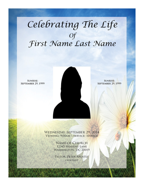 Funeral Program, funeral program templates, free funeral template