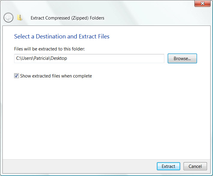How to create and extract a Zip File in Windows XP/Vista/Win 7/Win 10