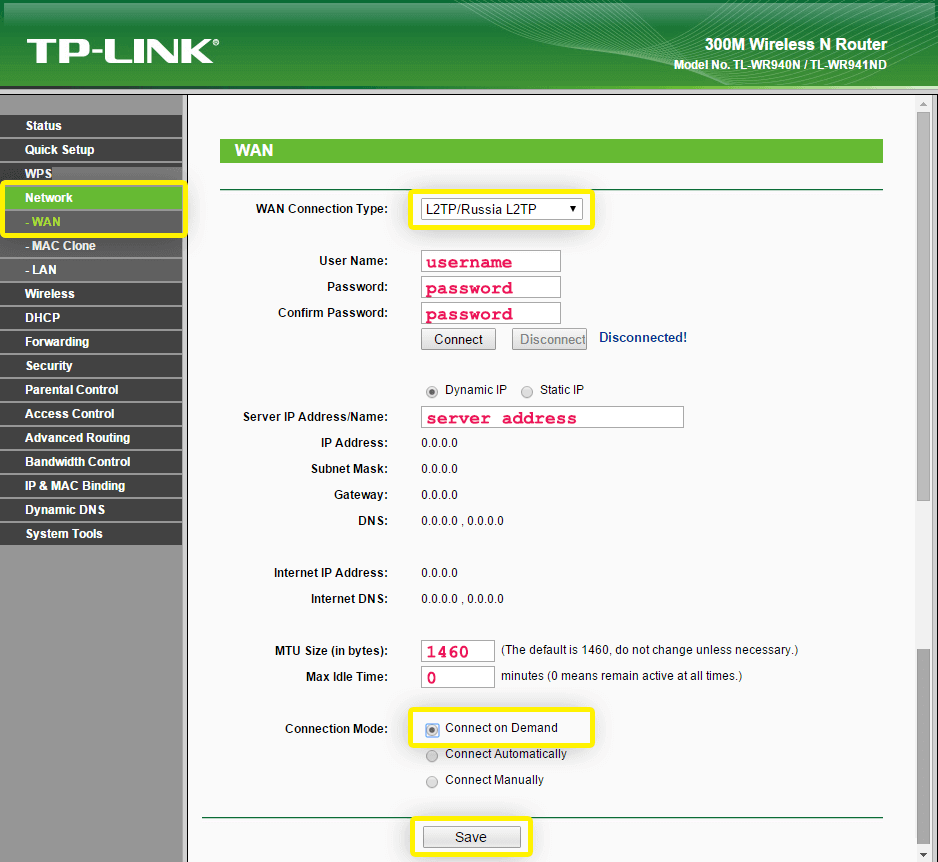 Setup VPN on TPLINK Router with L2TP