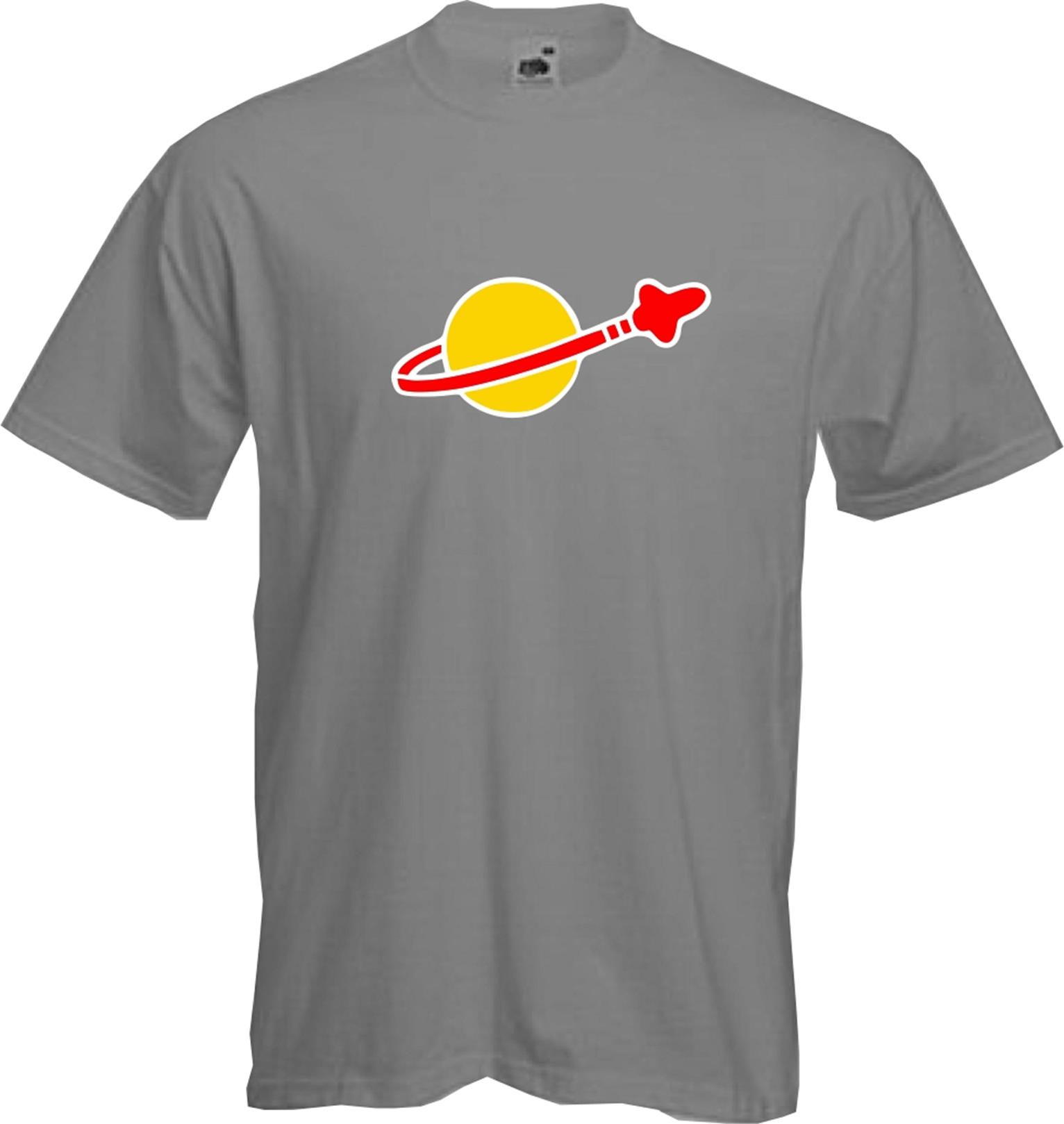 LEGO CLASSIC SPACE LOGO T Shirt Sheldon Cooper Retro Cool Fun