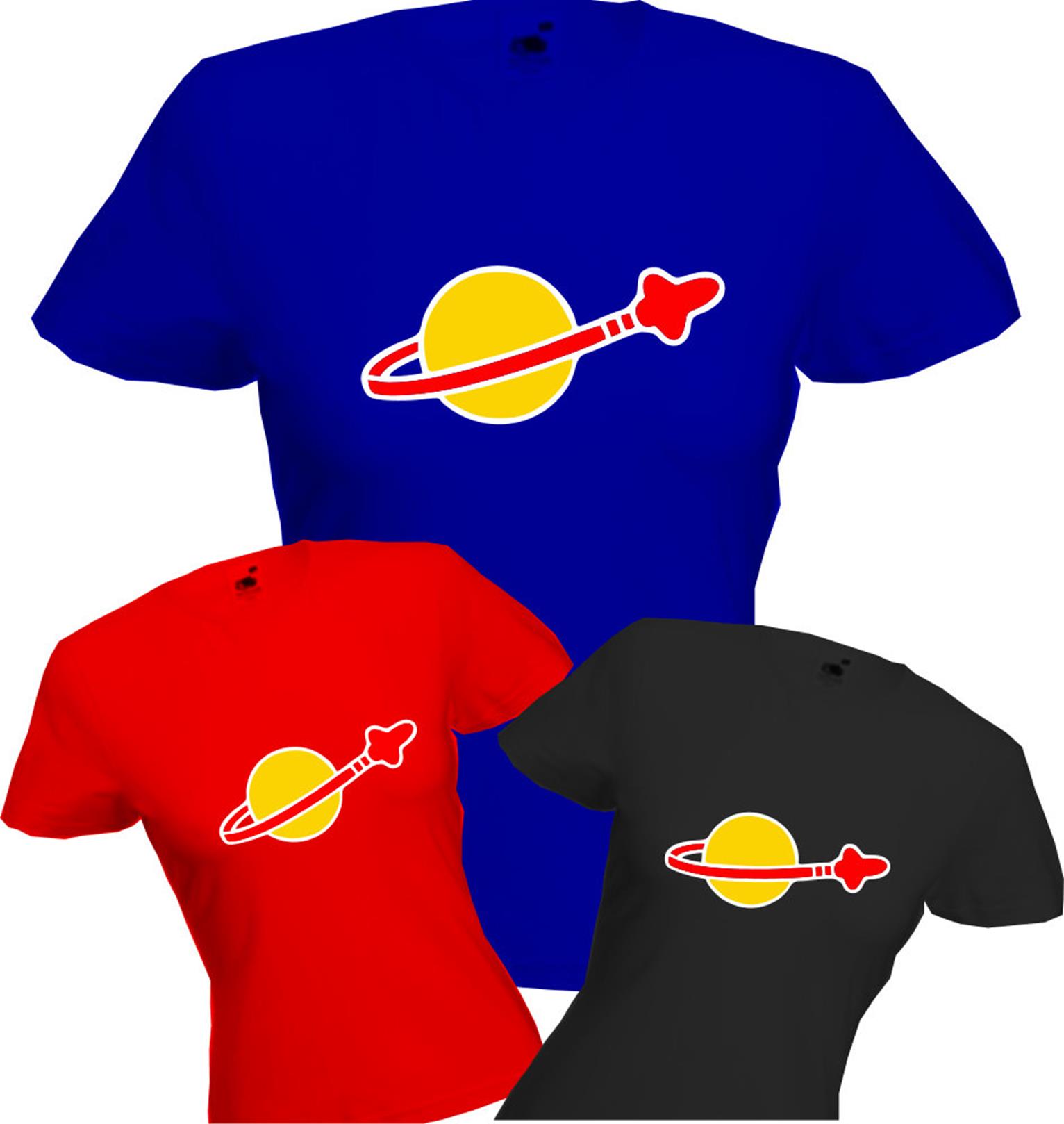 LEGO CLASSIC SPACE LOGO T Shirt Sheldon Cooper Retro Cool Fun