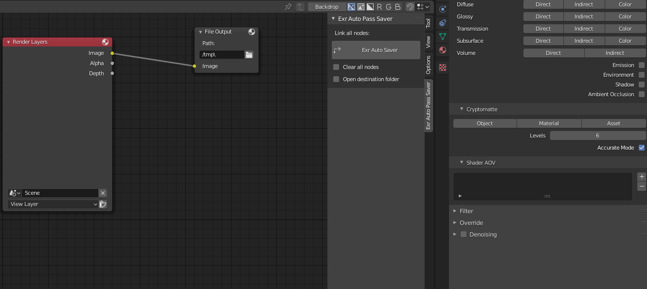Exr Saver for Blender ExrIO free OpenEXR plugin