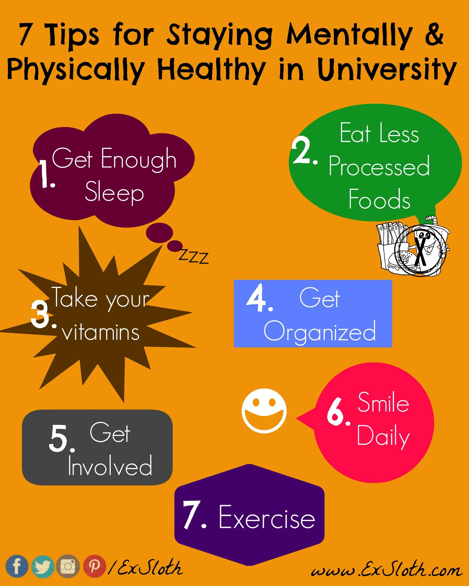 Stay Healthy {mentally too!} in University Diary of an
