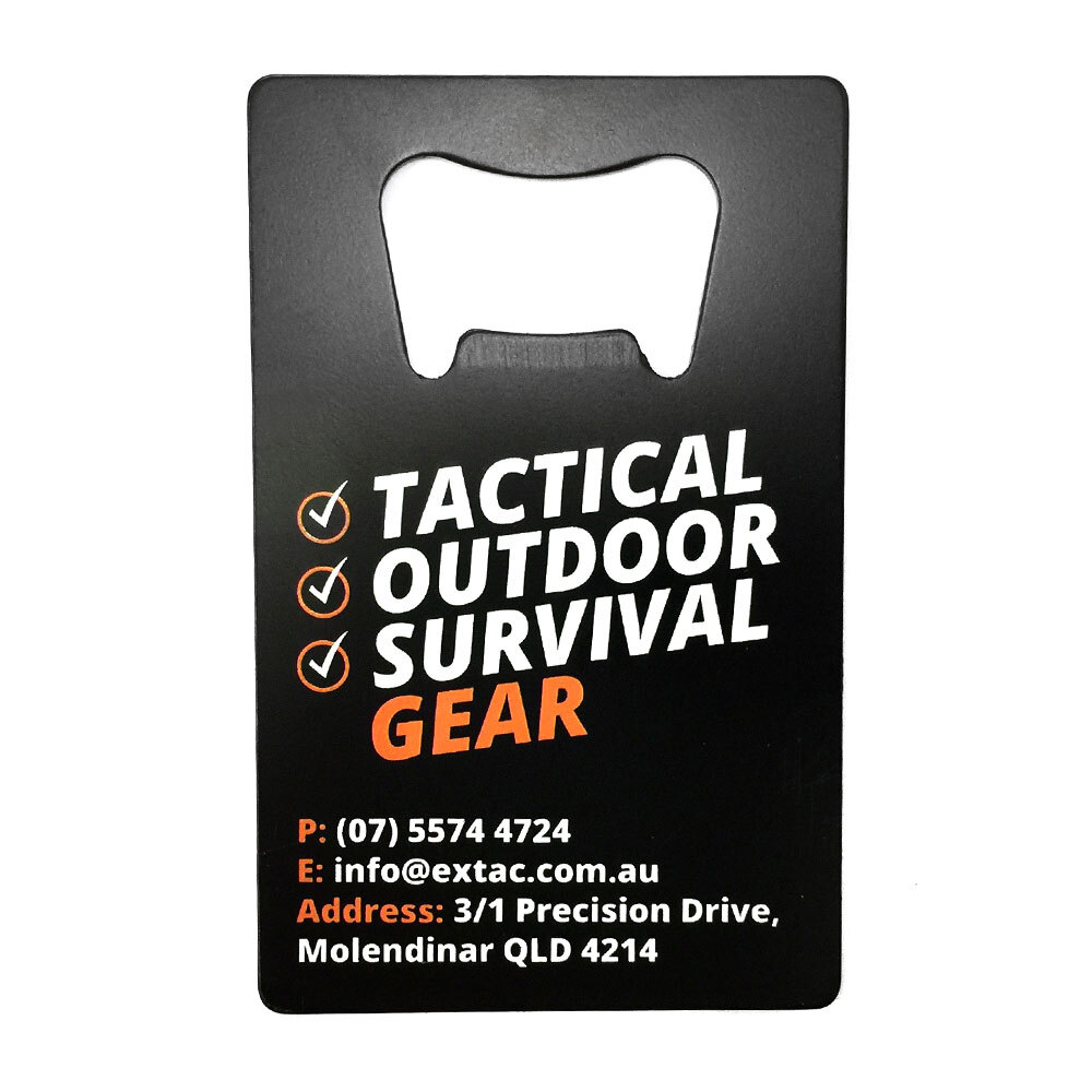 EXTAC AUSTRALIA Extac Australia Metal Credit Card Bottle Opener