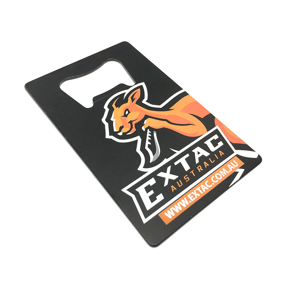 EXTAC AUSTRALIA Extac Australia Metal Credit Card Bottle Opener