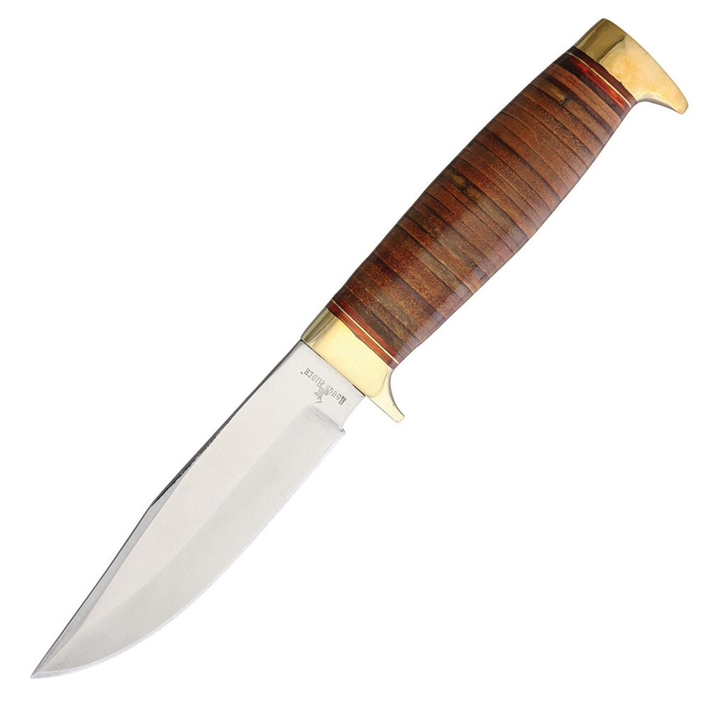Extac Australia Rough Rider Stacked Leather Hunting Knife