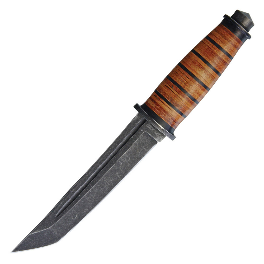 Extac Australia Rough Rider Stacked Leather Tanto Knife