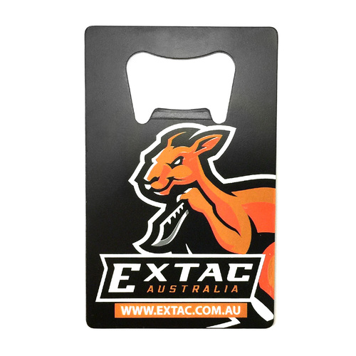 EXTAC AUSTRALIA Extac Australia Metal Credit Card Bottle Opener