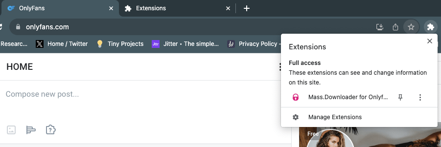 How to Install Mass.Download for Onlyfans | Extension Kit