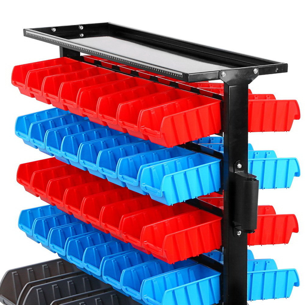 74 Bin Dual Side Storage Rack Stand Afterpay Australia