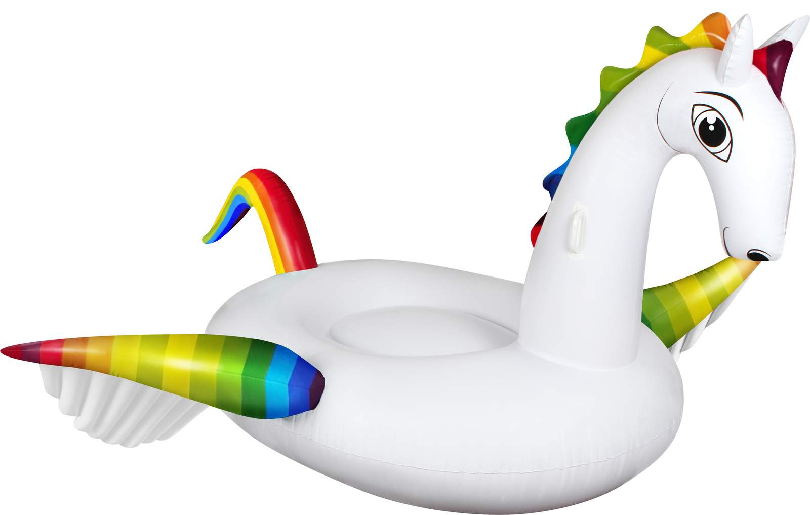 Inflatable Pool Float Giant Rainbow Pegasus 256 x 256 x 137cm ZipPay