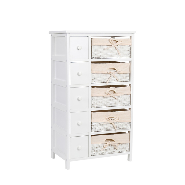 Bedside Tables Chest of 5 Drawers Wood Storage Bedroom Furniture Afterpay zipPay zipMo