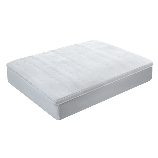 Giselle Bedding 1000GSM Mesh Pillowtop Mattress Topper Protec. Afterpay