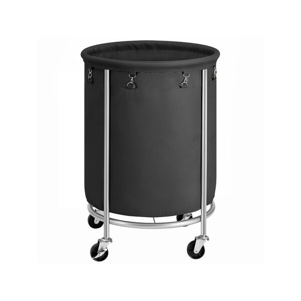 Laundry Basket with Wheels Black Afterpay zipPay zipMoney