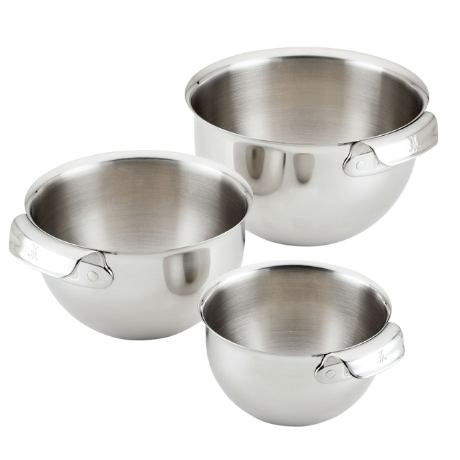 Hestan Provisions Stainless Steel Mixing Bowl Set, 3Piece