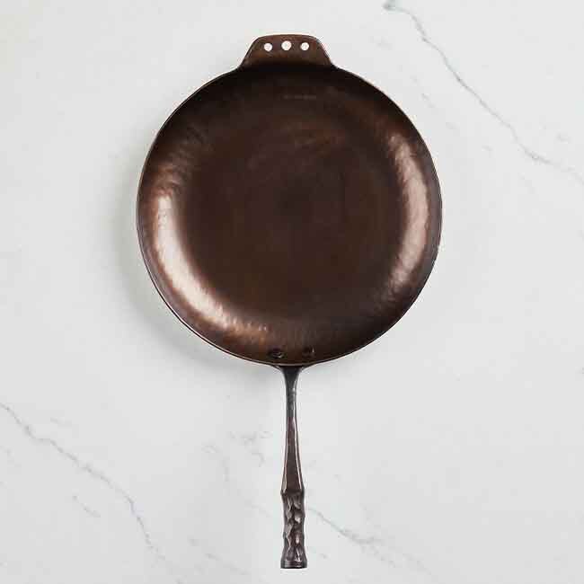 Smithey Ironware 12Inch Carbon Steel Farmhouse Skillet