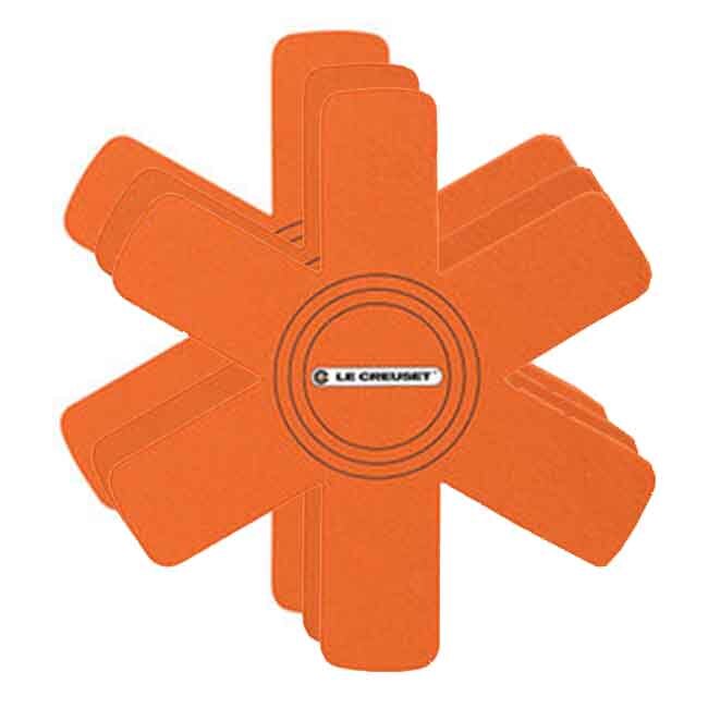Le Creuset Felt Pan Protectors, Set of 3 Flame