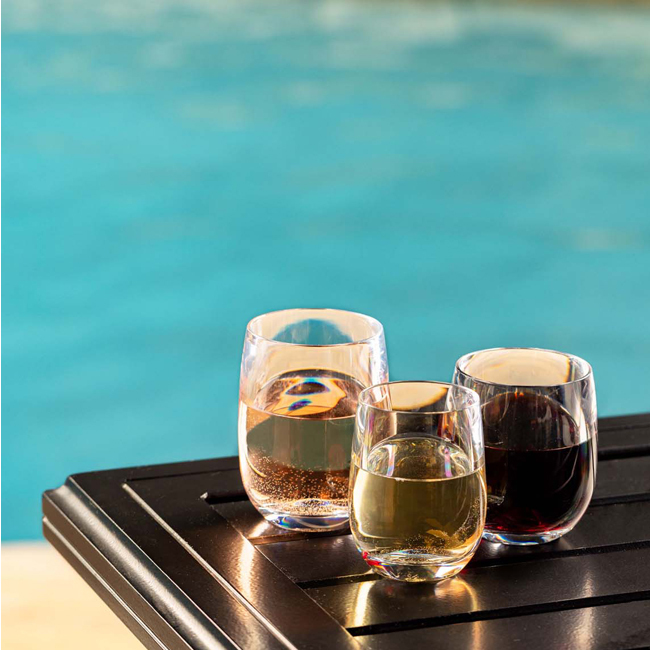 BOLD Drinkware Oasis Stemless Wine Glass 13 oz.