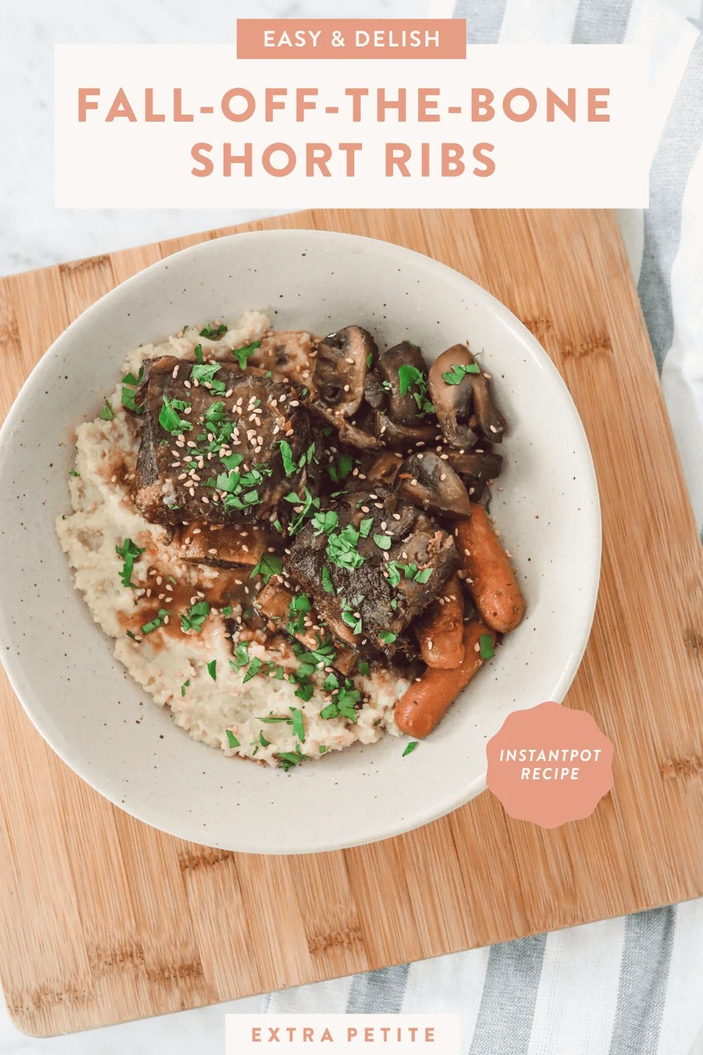Instant Pot Asian Beef Short Ribs Recipe