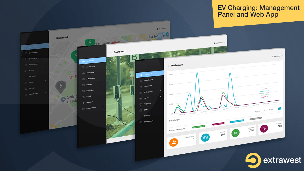 EV Charging Management Panel and  App