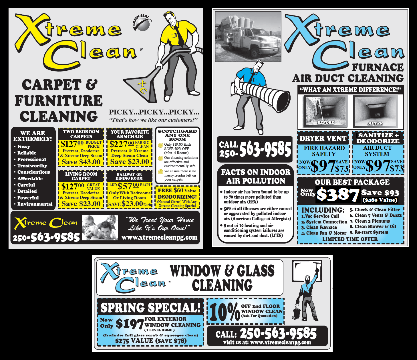 Prince Top Furnace Air Duct and Dryer Vent Cleaners! Extreme Clean