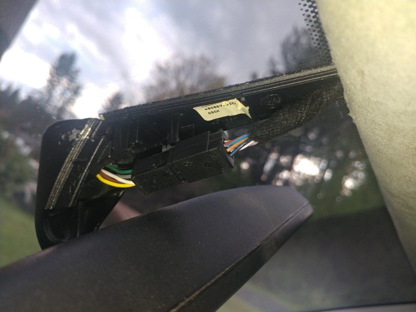 Dimming Rear View Mirror