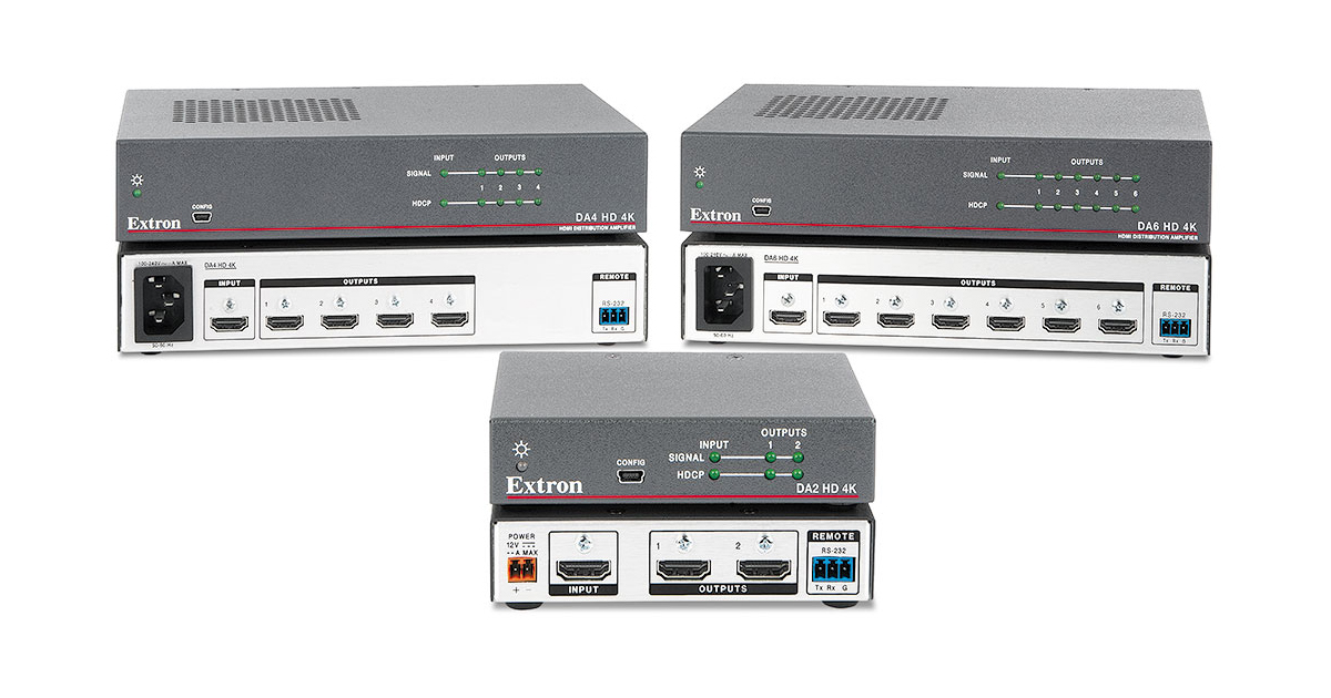 HDMI Distribution Amplifiers Extron