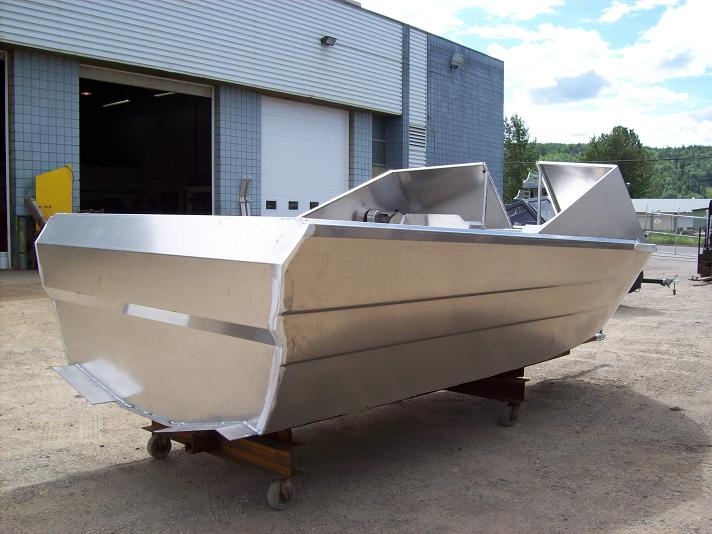 Exact Welding Aluminum jet boats, fabrication, welding in Prince