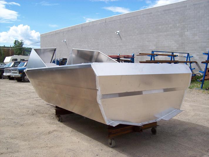 Exact Welding Aluminum jet boats, fabrication, welding in Prince