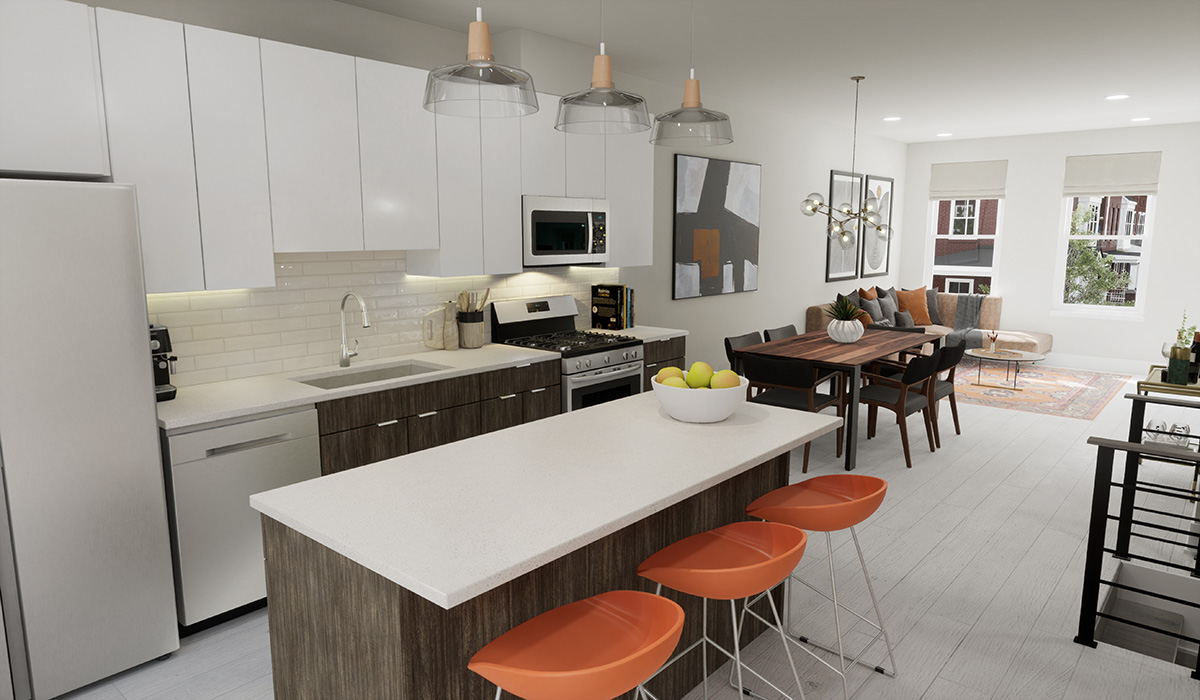 New Townhomes in Washington, DC in Michigan Park