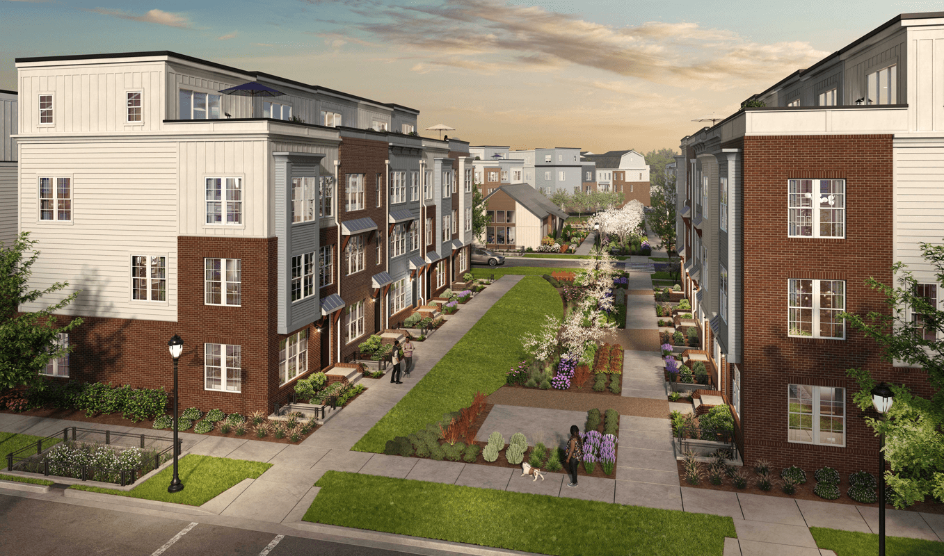 New EYA townhomes at Farmstead District Coming soon to Rockville, MD