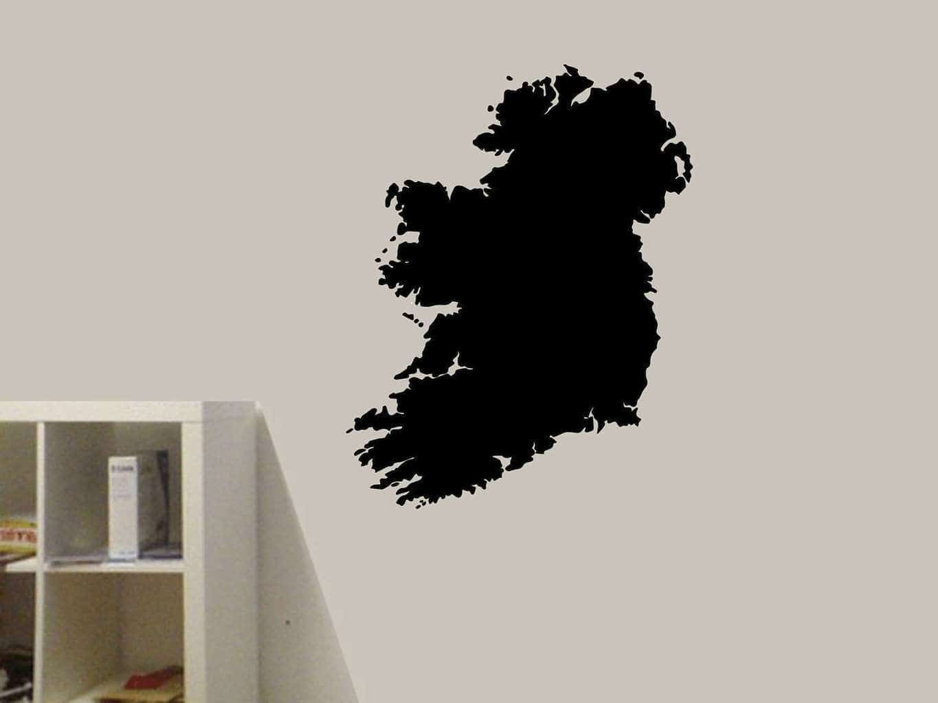 Ireland map wall art decal wall art decal sticker