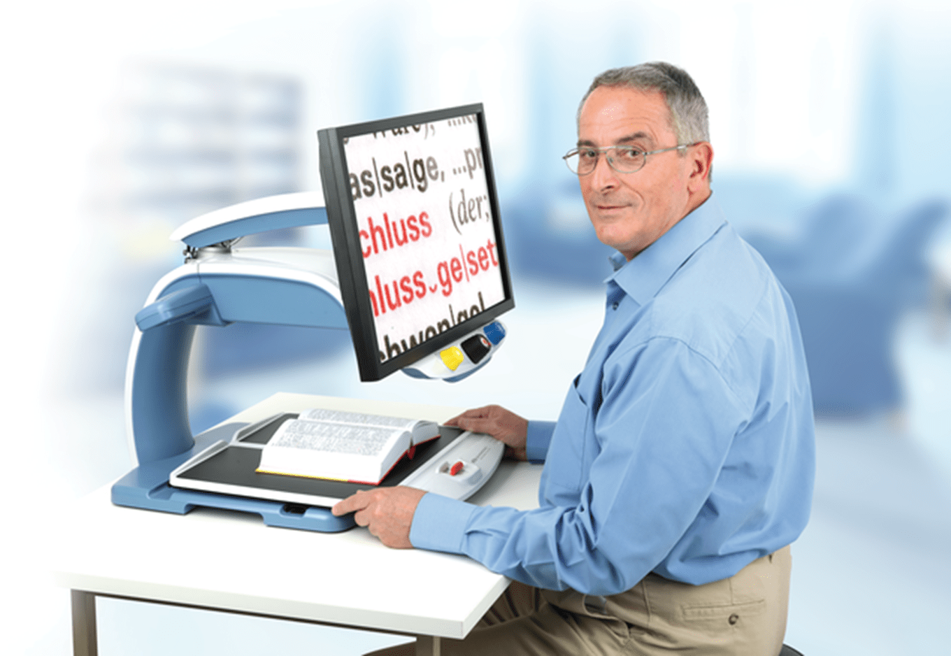 Low Vision Aid Eye & Glasses